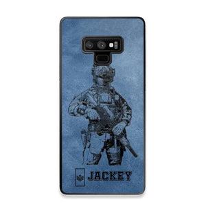 Personalized Canadian Veteran/Soldier Phonecase 3D Printed 22OCT-HQ14