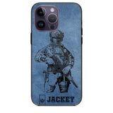 Personalized Canadian Veteran/Soldier Phonecase 3D Printed 22OCT-HQ14