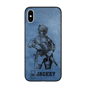 Personalized Canadian Veteran/Soldier Phonecase 3D Printed 22OCT-HQ14