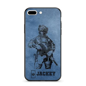 Personalized Canadian Veteran/Soldier Phonecase 3D Printed 22OCT-HQ14