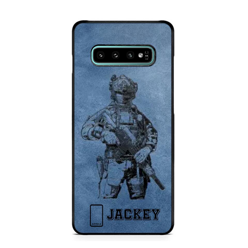 Personalized Australian Veteran/Soldier Phonecase 3D Printed 22OCT-HQ14