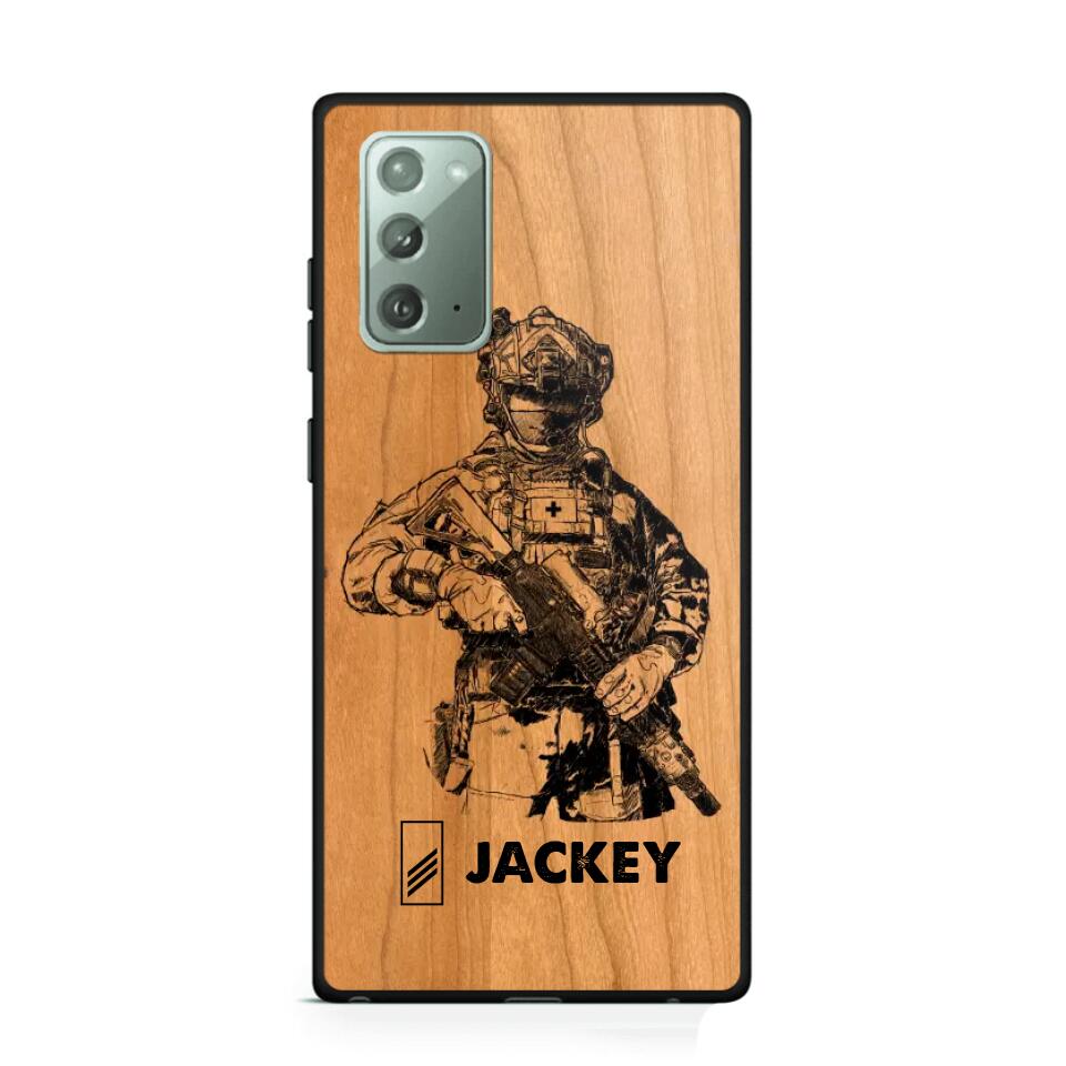 Personalized Swiss Veteran/Soldier Phonecase 3D Printed 22OCT-HY14