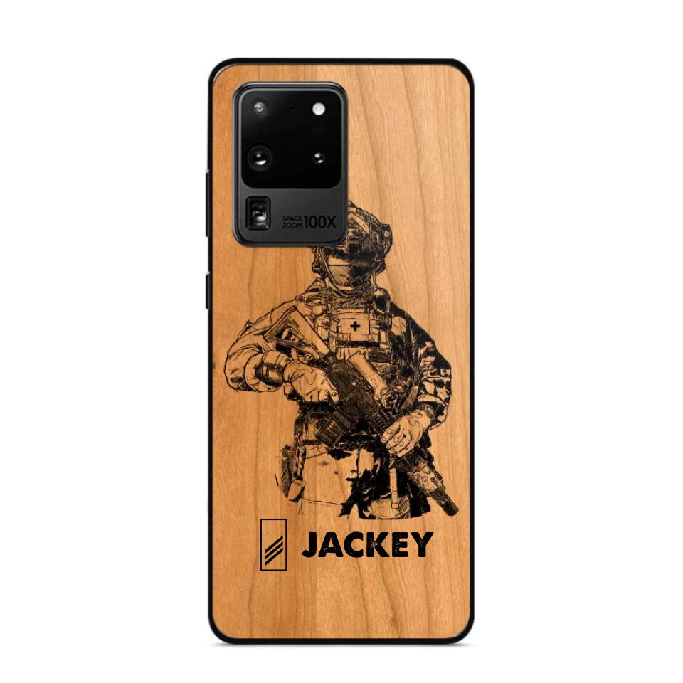 Personalized Swiss Veteran/Soldier Phonecase 3D Printed 22OCT-HY14