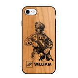 Personalized French Veteran/Soldier Phonecase 3D Printed 22OCT-HY14