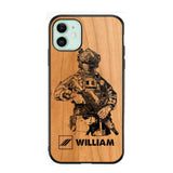 Personalized French Veteran/Soldier Phonecase 3D Printed 22OCT-HY14