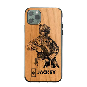 Personalized Canadian Veteran/Soldier Phonecase 3D Printed 22OCT-HY14