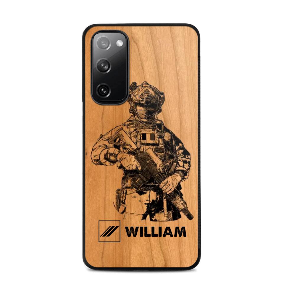 Personalized French Veteran/Soldier Phonecase 3D Printed 22OCT-HY14