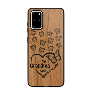 Personalized Blessed To Be Called Grandma Kid Name Butterfly Phonecase 3D Printed 22OCT-HQ15