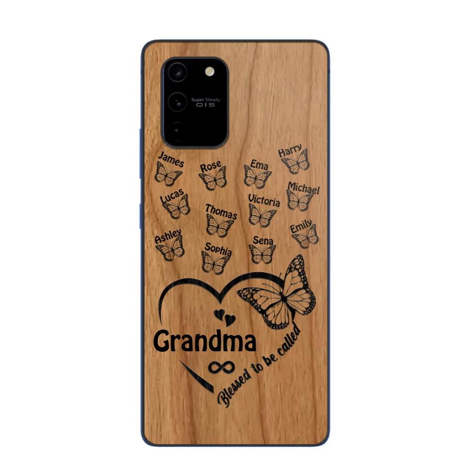 Personalized Blessed To Be Called Grandma Kid Name Butterfly Phonecase 3D Printed 22OCT-HQ15