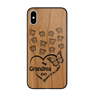 Personalized Blessed To Be Called Grandma Kid Name Butterfly Phonecase 3D Printed 22OCT-HQ15