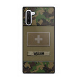 Personalized Swiss Veterans/Soldier Camo Flag Phone Case Printed 22OCT-HY15