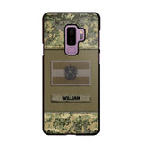 Personalized Austrian Veterans/Soldier Camo Flag Phone Case Printed 22OCT-HY15