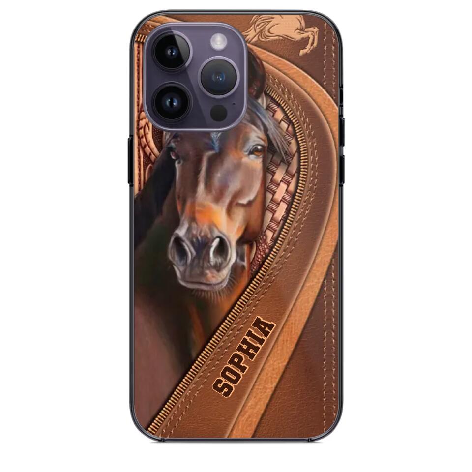 Personalized Horse Lover Phone Case Printed 22OCT-HQ19