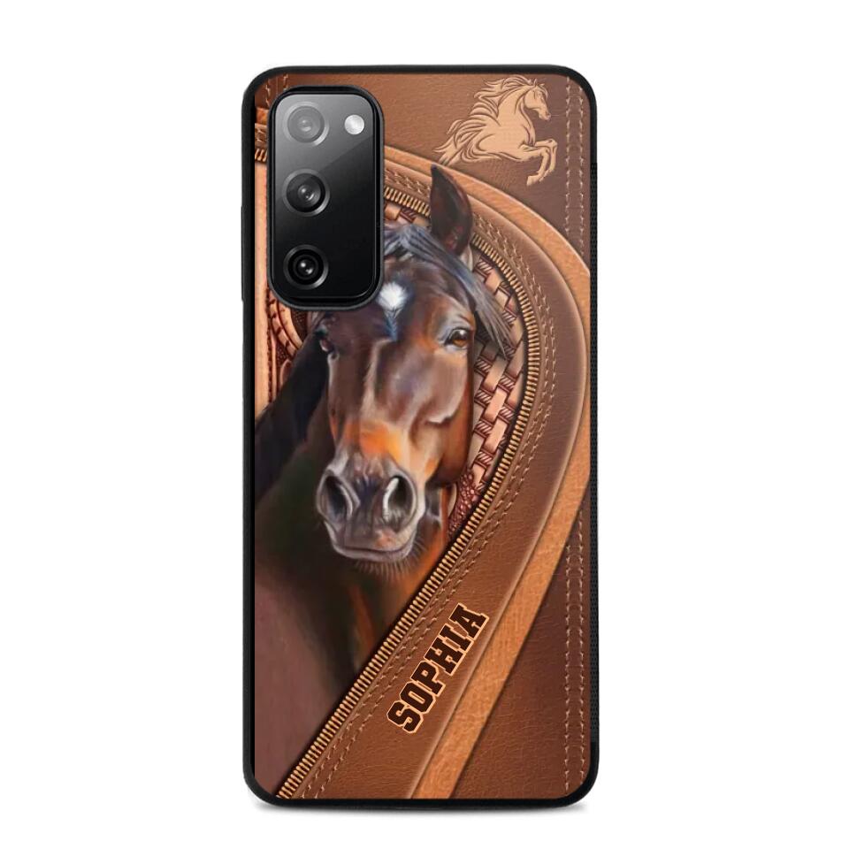 Personalized Horse Lover Phone Case Printed 22OCT-HQ19