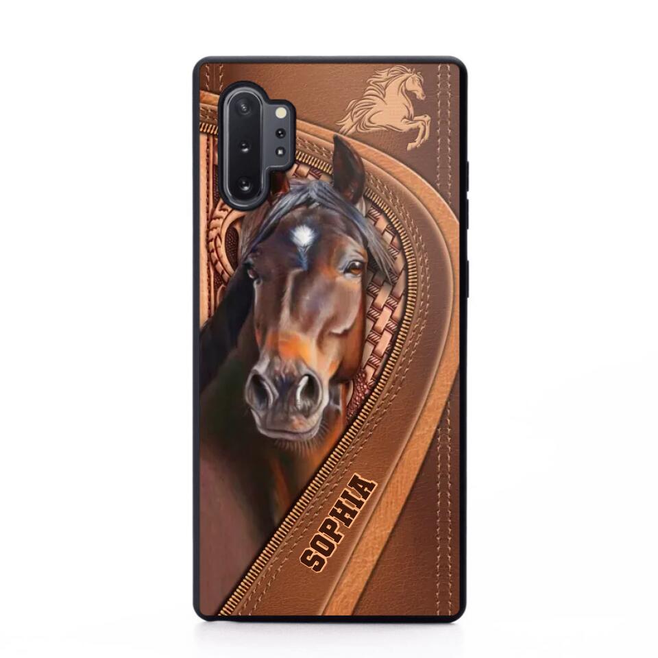 Personalized Horse Lover Phone Case Printed 22OCT-HQ19