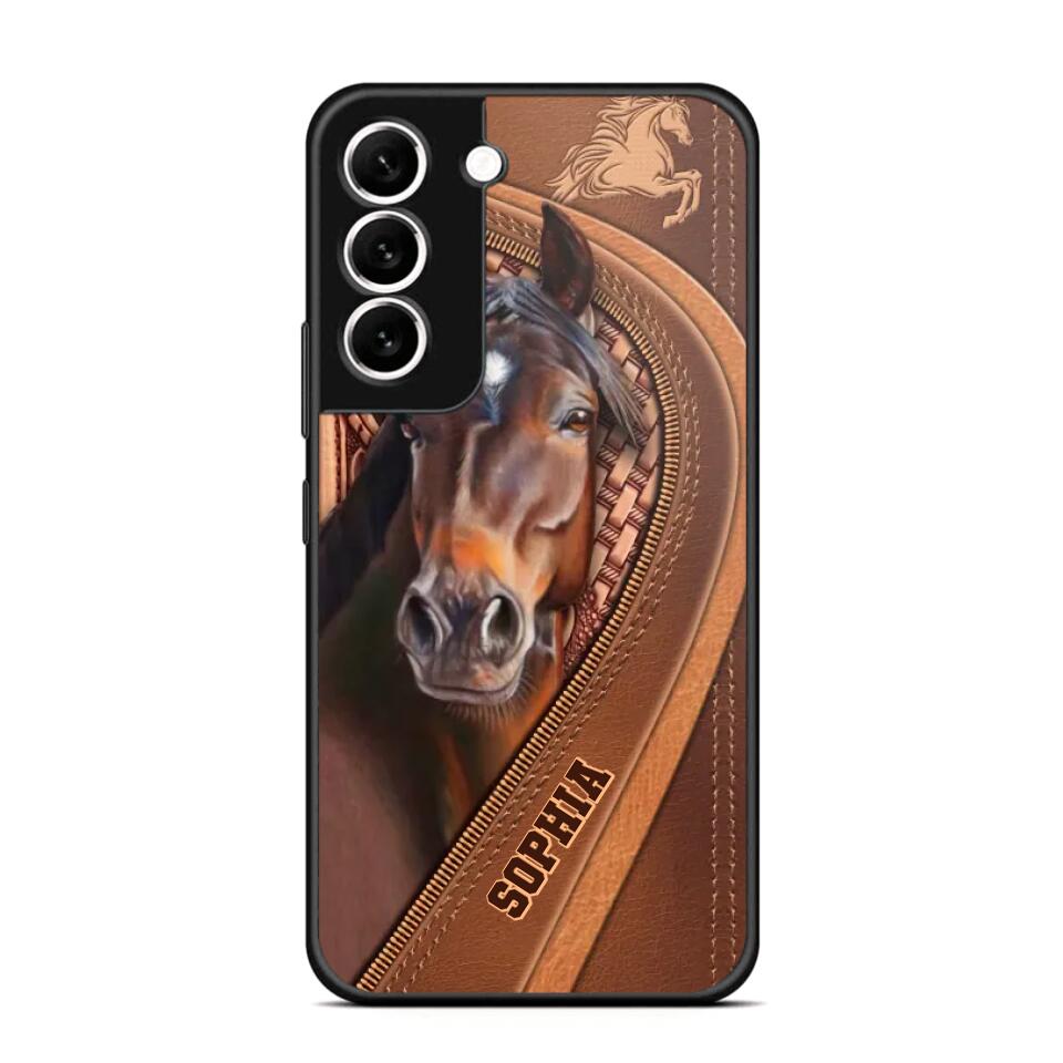 Personalized Horse Lover Phone Case Printed 22OCT-HQ19