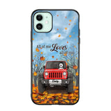 Personalized Jeep And Dog Lovers Autumn 3D Printed Phonecase OCT22-DT21