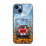 Personalized Jeep And Dog Lovers Autumn 3D Printed Phonecase OCT22-DT21