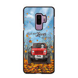 Personalized Jeep And Dog Lovers Autumn 3D Printed Phonecase OCT22-DT21