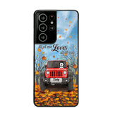 Personalized Jeep And Dog Lovers Autumn 3D Printed Phonecase OCT22-DT21