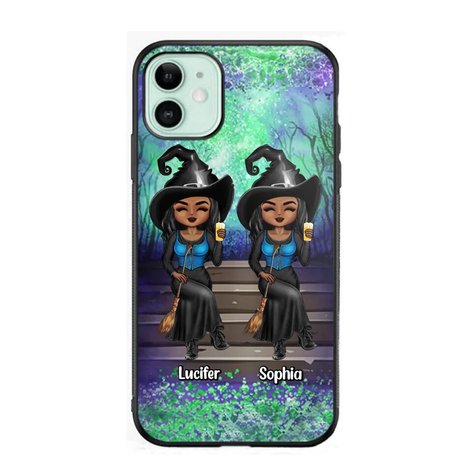 Personalized Witch Besties Halloween 3D Printed Phonecase OTC22-HY21