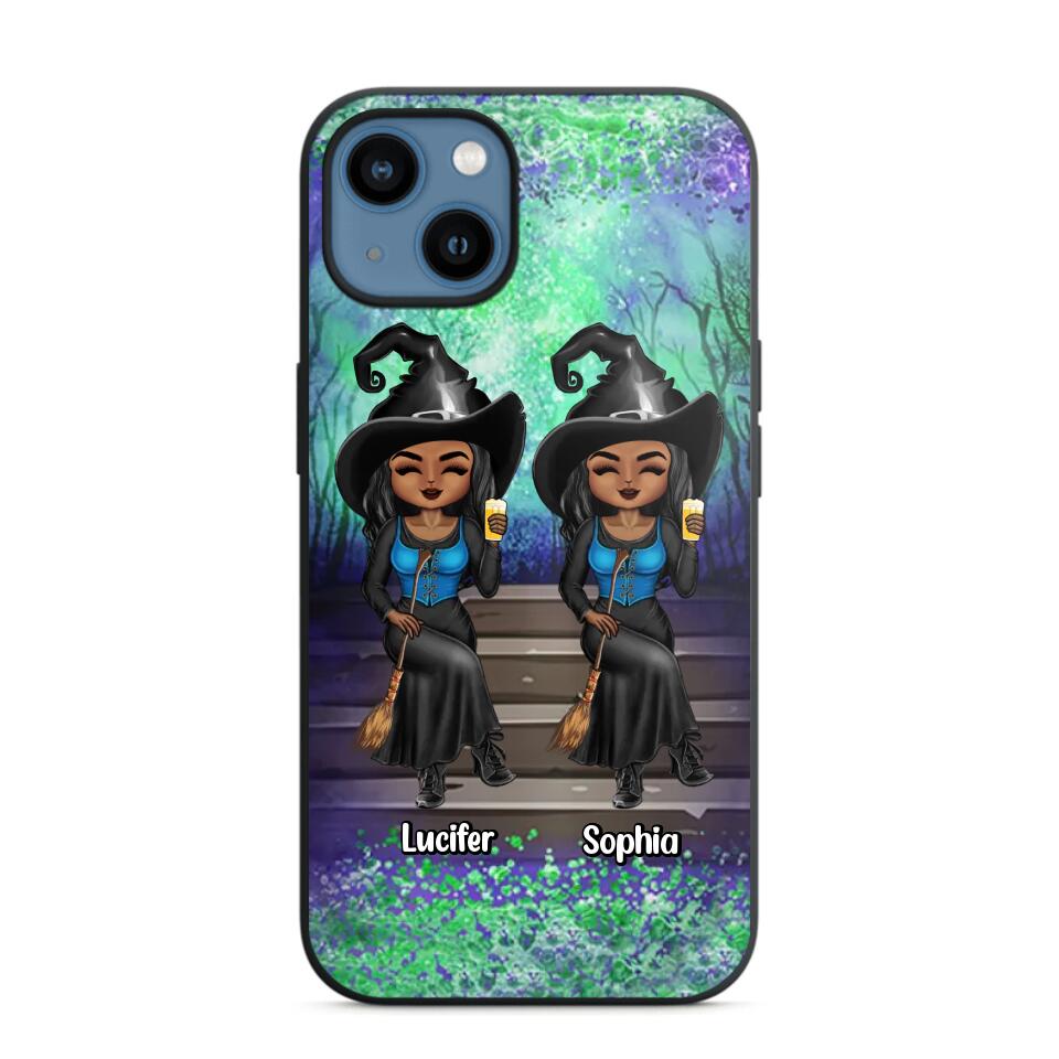 Personalized Witch Besties Halloween 3D Printed Phonecase OTC22-HY21