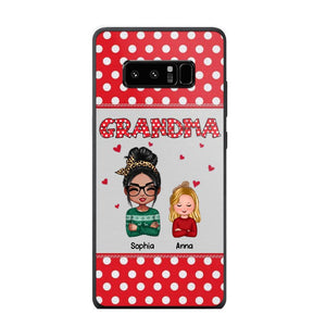 Personalized Grandma Kid Phone Case Printed 22OCT-HQ24