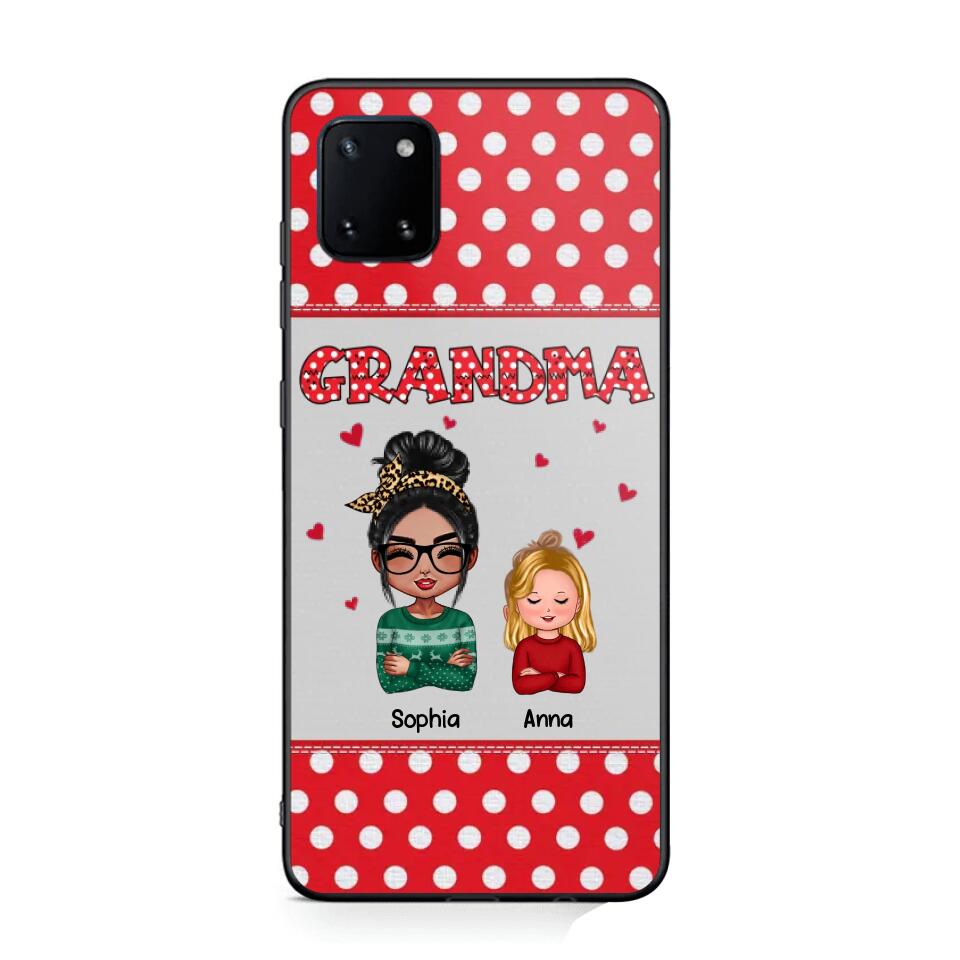 Personalized Grandma Kid Phone Case Printed 22OCT-HQ24