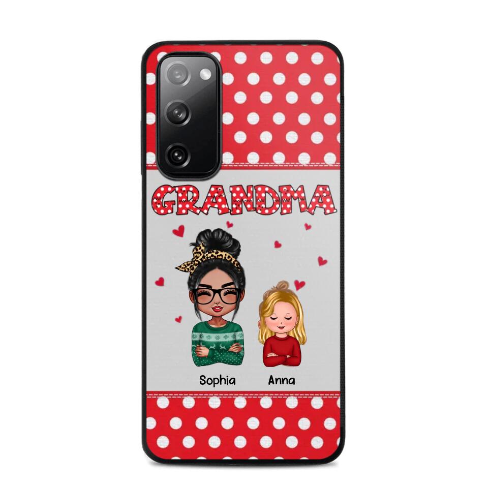 Personalized Grandma Kid Phone Case Printed 22OCT-HQ24