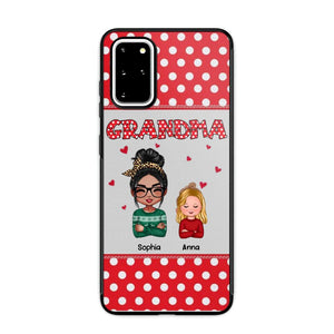 Personalized Grandma Kid Phone Case Printed 22OCT-HQ24