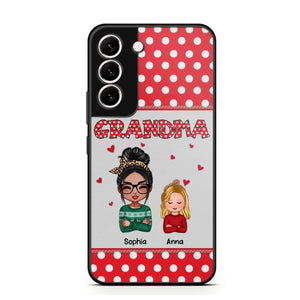 Personalized Grandma Kid Phone Case Printed 22OCT-HQ24