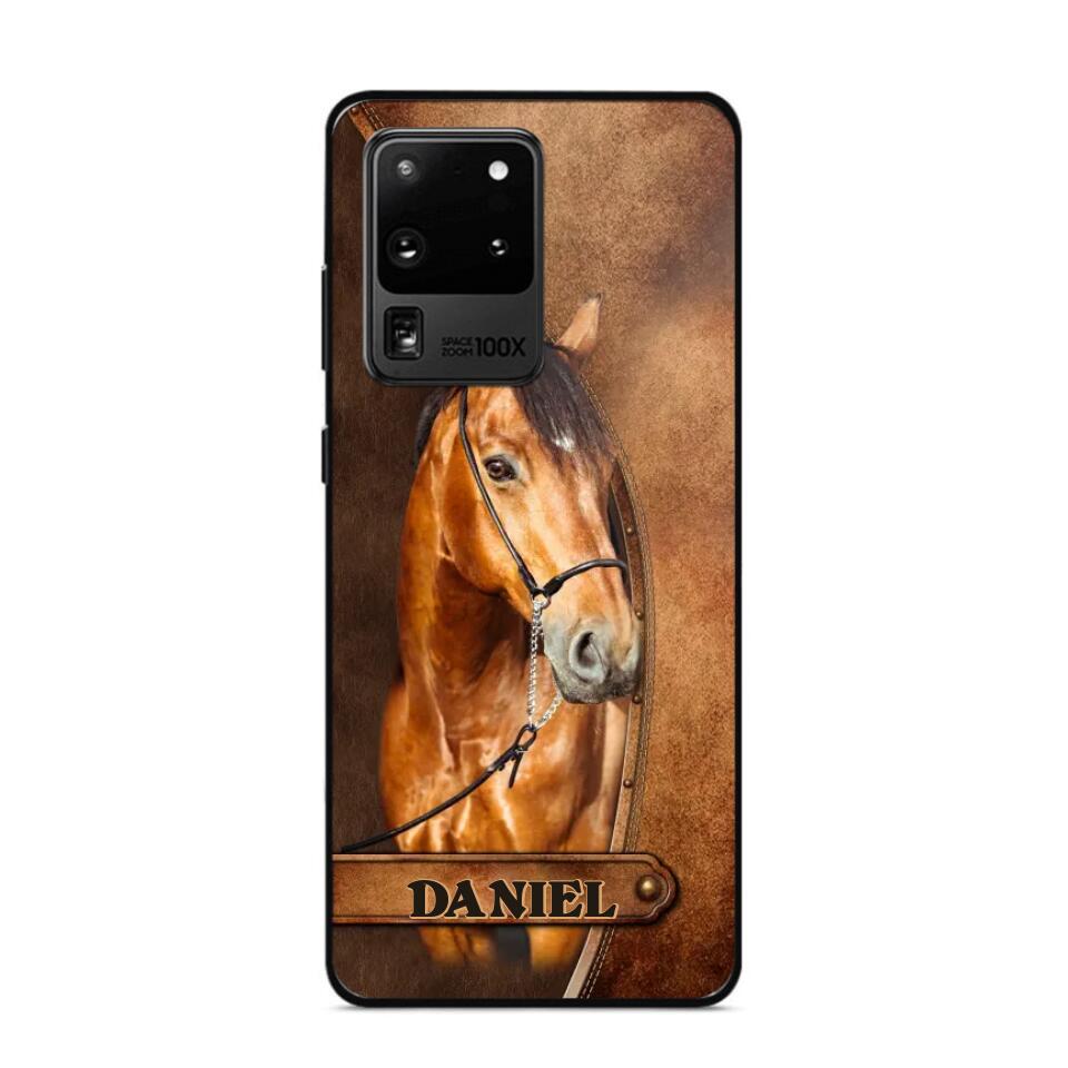 Personalized Your Image Horse Leather 3D Printed Phonecase QTDT2510