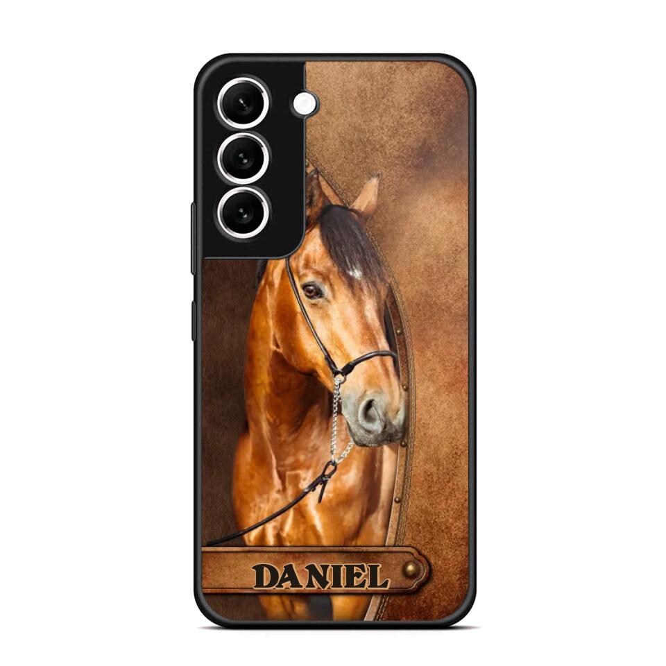 Personalized Your Image Horse Leather 3D Printed Phonecase QTDT2510