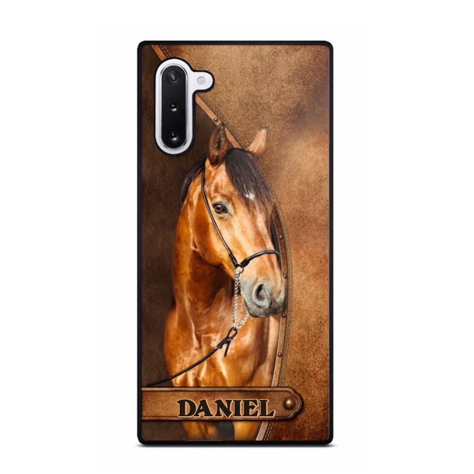 Personalized Your Image Horse Leather 3D Printed Phonecase QTDT2510