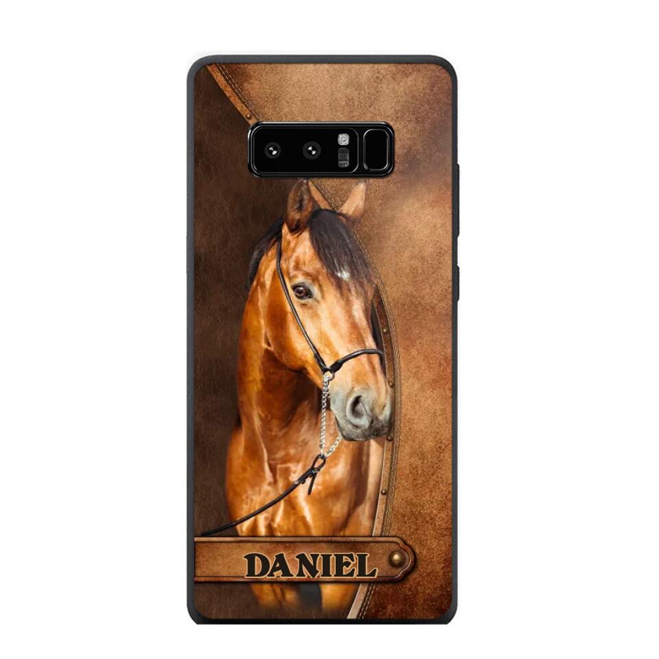 Personalized Your Image Horse Leather 3D Printed Phonecase QTDT2510