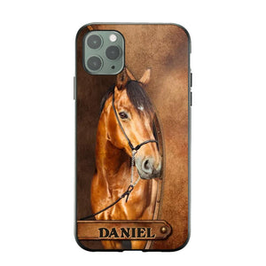 Personalized Your Image Horse Leather 3D Printed Phonecase QTDT2510