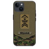 Personalized Swiss Veterans/Soldier Camo Flag Phone Case Printed 22OCT-HY25