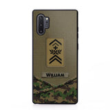 Personalized Swiss Veterans/Soldier Camo Flag Phone Case Printed 22OCT-HY25