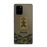 Personalized Swiss Veterans/Soldier Camo Flag Phone Case Printed 22OCT-HY25