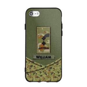 Personalized Australian Veterans/Soldier Camo Flag Phone Case Printed 22OCT-HY25