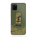 Personalized Australian Veterans/Soldier Camo Flag Phone Case Printed 22OCT-HY25