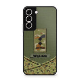 Personalized Australian Veterans/Soldier Camo Flag Phone Case Printed 22OCT-HY25