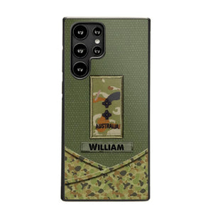 Personalized Australian Veterans/Soldier Camo Flag Phone Case Printed 22OCT-HY25