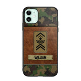 Personalized Swiss Veterans/Soldier Camo Phone Case Printed 22OCT-HY26