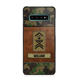 Personalized Swiss Veterans/Soldier Camo Phone Case Printed 22OCT-HY26