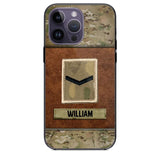 Personalized British Veterans/Soldier Camo Phone Case Printed 22OCT-HY26