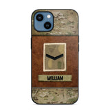 Personalized British Veterans/Soldier Camo Phone Case Printed 22OCT-HY26