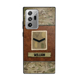 Personalized British Veterans/Soldier Camo Phone Case Printed 22OCT-HY26