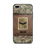 Personalized British Veterans/Soldier Camo Phone Case Printed 22OCT-DT26