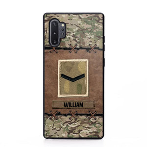 Personalized British Veterans/Soldier Camo Phone Case Printed 22OCT-DT26